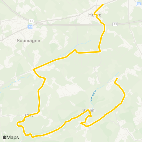 TEC Liège - Verviers Gd-Rechain - Soiron-Nessonvaux-Olne-Soumagne-Herve map