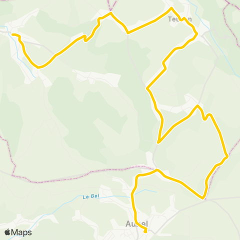 TEC Liège - Verviers Aubel - Remersdaal - Teuven - Smv / Fsm map