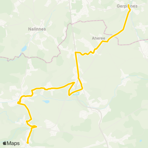 TEC Namur-Luxembourg Walcourt - Somzée - Gerpinnes map