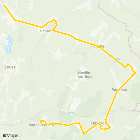 TEC Namur-Luxembourg Eghezée - Marchovelette map