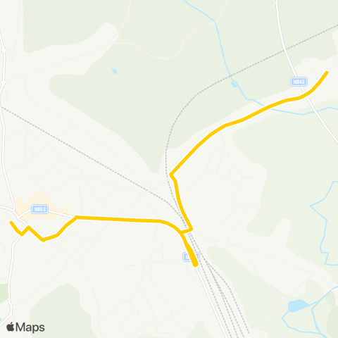 TEC Namur-Luxembourg Bertrix - Circuit du Saupont map