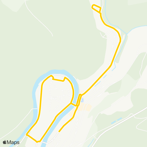 TEC Namur-Luxembourg Circuit Scolaire de Bouillon (Maroc) map