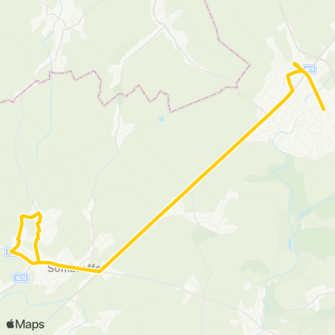 TEC Namur-Luxembourg Gembloux - Sombreffe map