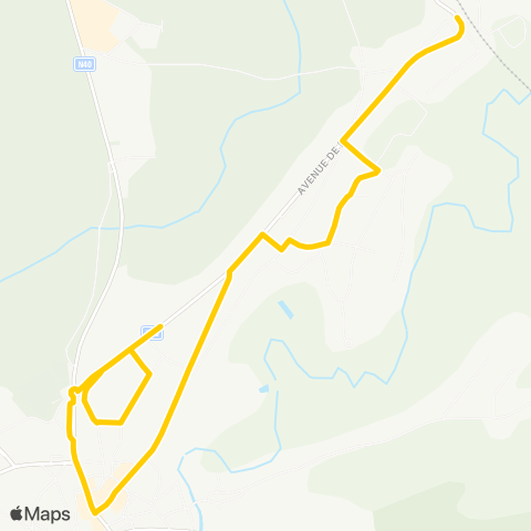 TEC Namur-Luxembourg Longlier - Neufchâteau map