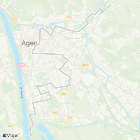 Tempo Ligne du Dimanche matin map