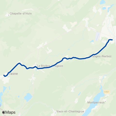 TER Mobigo (Bourgogne-Franche-Comté) Re Aubenas / Grenoble map