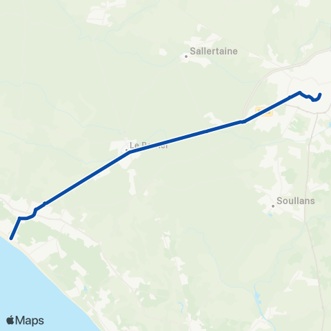 BreizhGo Bretagne Cosne s/ Loire - Sancerre - Bourges (Car) map