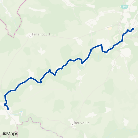 TER Fluo (Grand Est) Longwy - Longuyon map