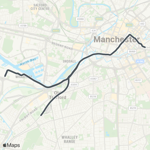 Metrolink Piccadilly - Piccadilly Gardens map