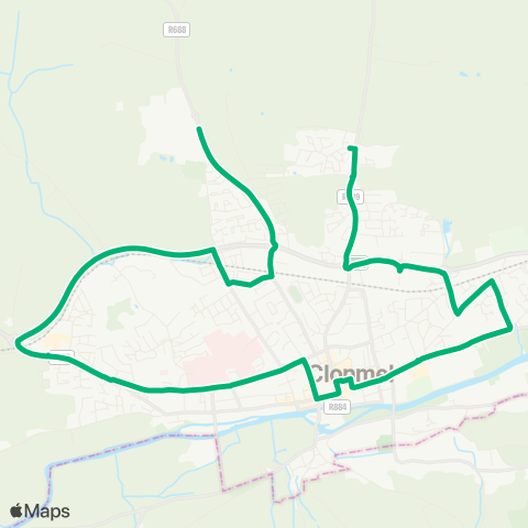 TFI Local Link Crann Ard - Ard Gaoithe Business Park map