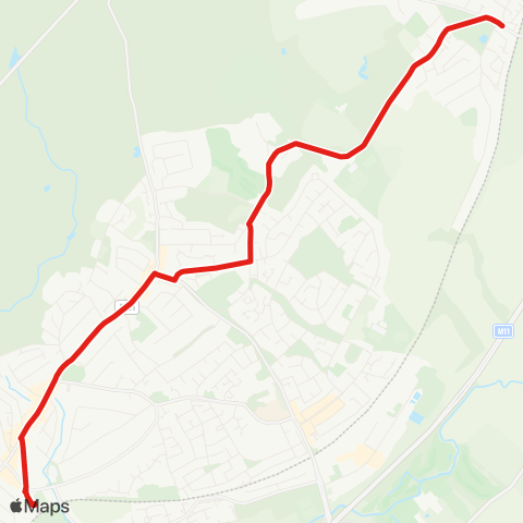 TfL Loughton - Theydon Bois map