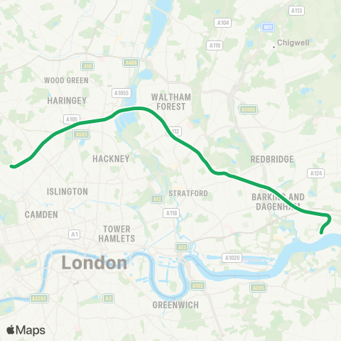 TfL & NR Suffragette map