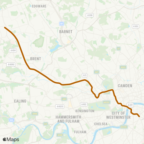 TfL Bakerloo map