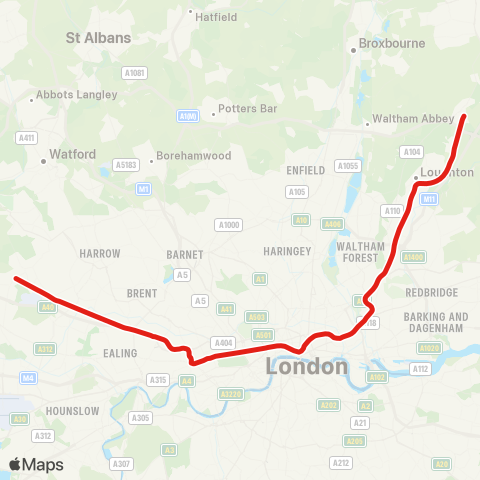 TfL Central map