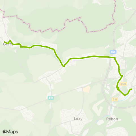 TGL Ville Houdlémont-Longwy-Bas map