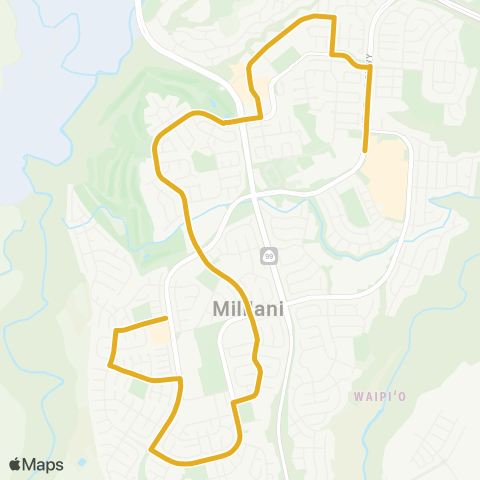 TheBus Mililani South map