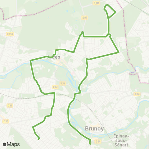 Île-de-France Mobilités Talma↔︎Royale map