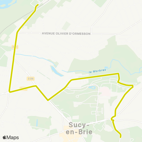 Marne et Seine Collège du Fort↔︎Les Berges map