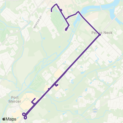 TigerTransit Weekend Shopper map