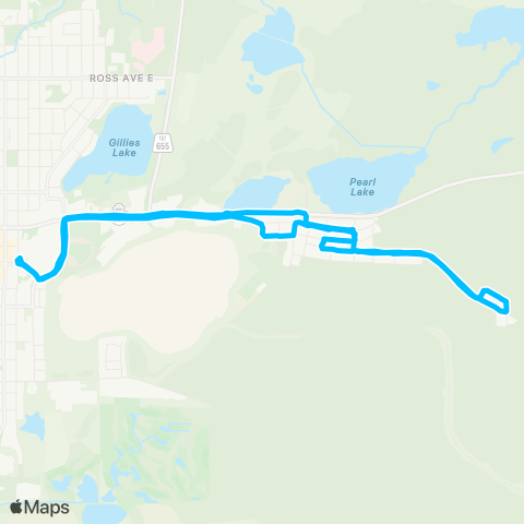 Timmins Transit Schumacher map