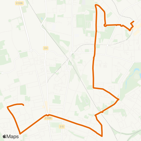 Tisséo Borderouge / Chaussas map