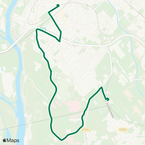 Tisséo St Agne - SNCF / Uni Paul Sabatier map