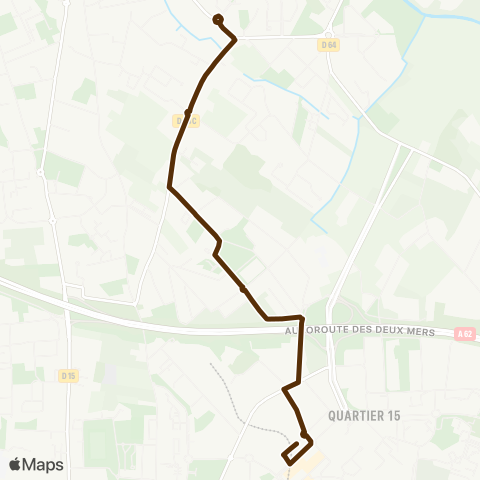 Tisséo Borderouge / Condorcet map