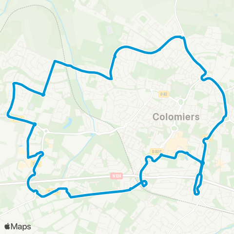 Tisséo Colomiers Gare SNCF / Colomiers Gare SNCF map