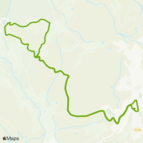 TITSA Granadilla - Cruz de Tea - Granadilla map