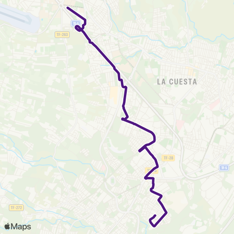 TITSA Intercambiador - el Cardonal - Taco - San Matias map