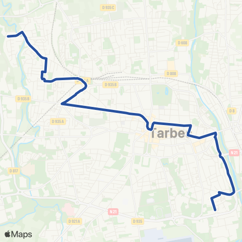 TLP Mobilités Parc des Expos Château d'Urac map