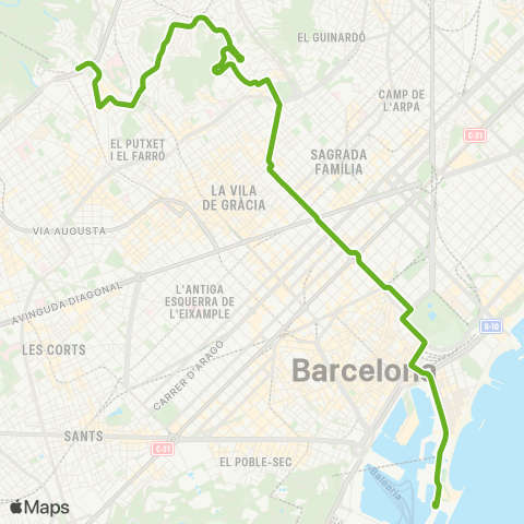 TMB Barceloneta / Pl. Alfonso Comín map