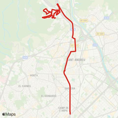 TMB Clot / Ciutat Meridiana map