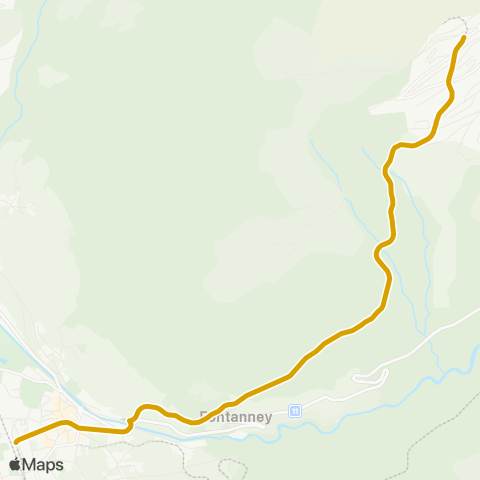 Transports Publics du Chablais Leysin-Grand-Hôtel - Aigle-Dépôt map