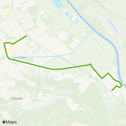 Transports Publics du Chablais Monthey, Gare Cff - Massongex, Gare map