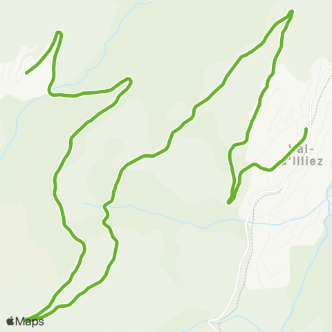 Transports Publics du Chablais Champoussin, Village - Val-D'Illiez, Gare map