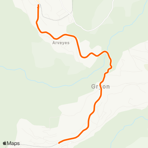 Transports Publics du Chablais Villars-Sur-Ollon - Gryon, Gare map