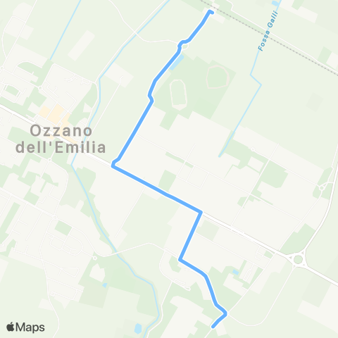 Tper BO Ozzano Emilia - Facolt�eterinaria map