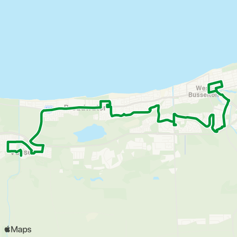 TransBusselton Busselton - Broadwater map