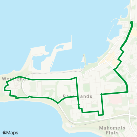 TransGeraldton Geralton Circular map