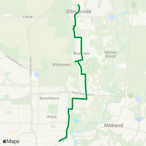 Transperth  map