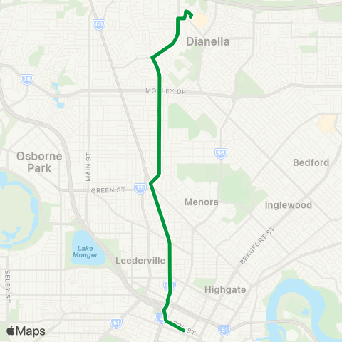 Transperth  map