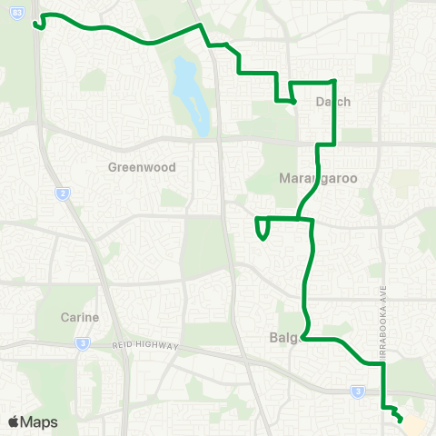 Transperth  map