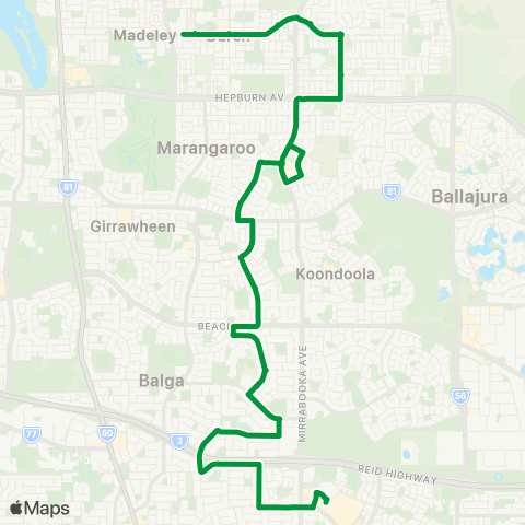 Transperth  map