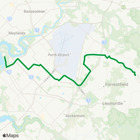 Transperth  map