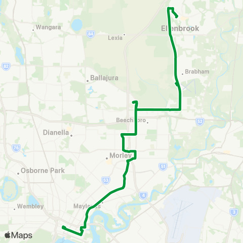 Transperth  map