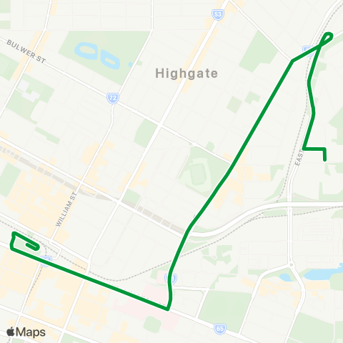 Transperth Curtin U - S Perth: used for Australia Day Skyshow map