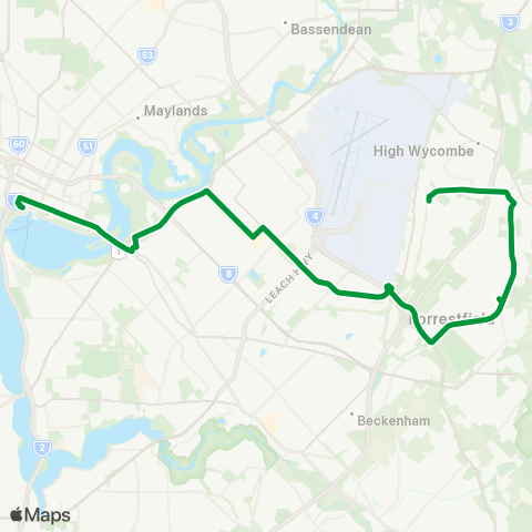 Transperth  map