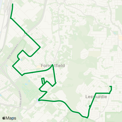 Transperth  map