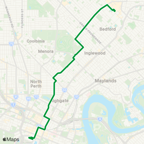 Transperth  map